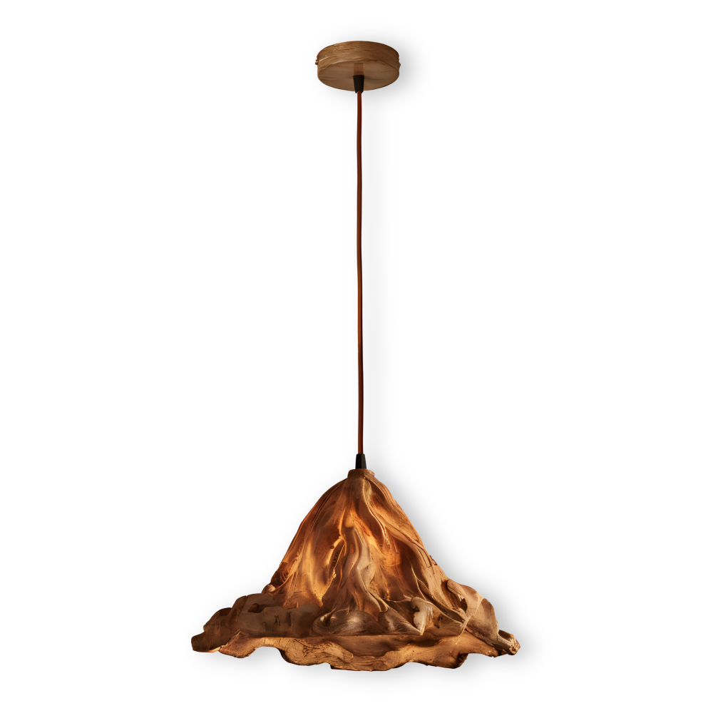 Fiery Pendelleuchte - Künstlerische Harz Vulkan Design Hängelampe