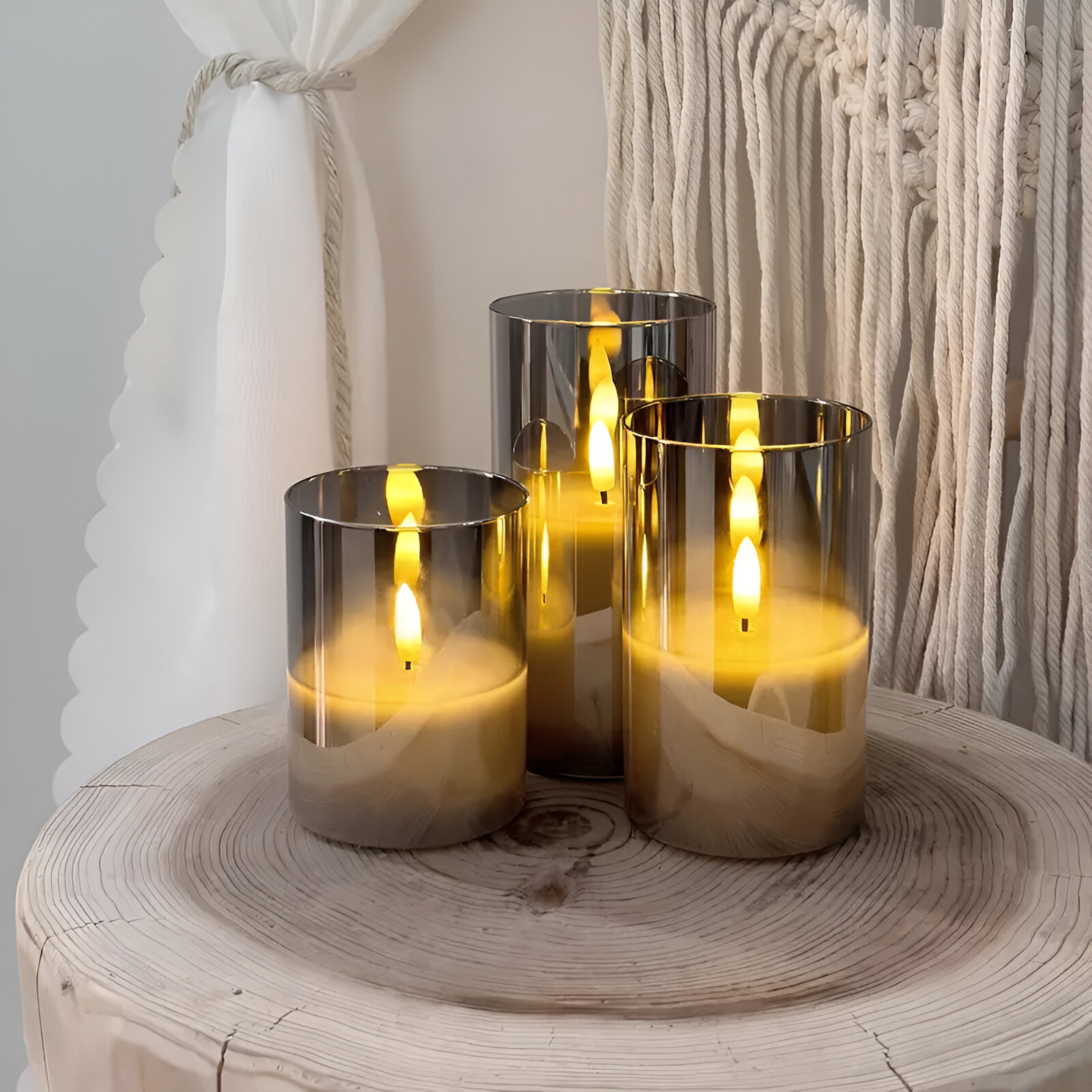 Flammenlosen LED Kerzen für Halloween und Weihnachten - Sichere, Realistische Beleuchtung für Festliche Anlässe