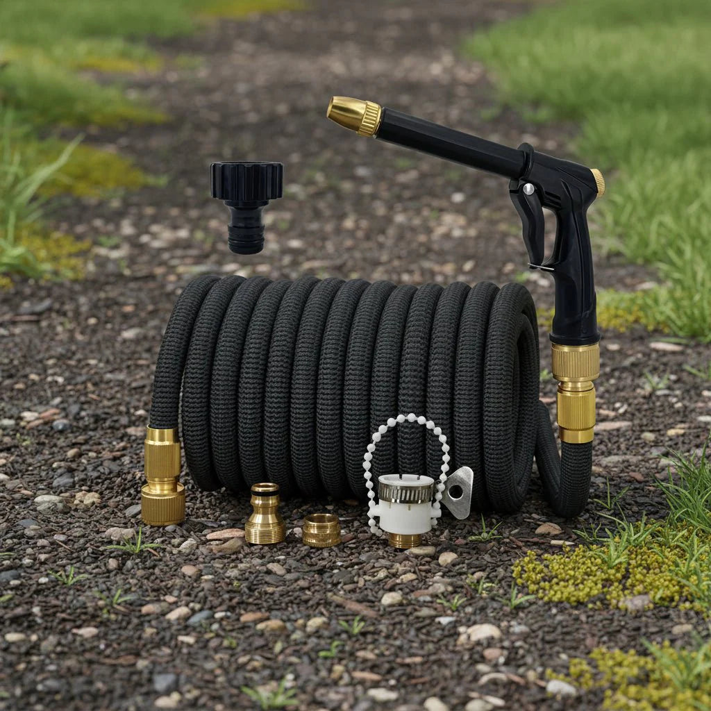 Flextor Flexibler Gartenschlauch | 15 Meter, Hochdruck Design 2