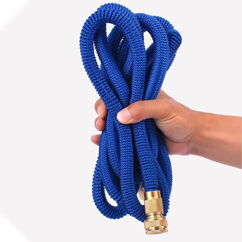 Flextor Flexibler Gartenschlauch | 3-fach Ausziehbar, Leicht und Kompakt 6