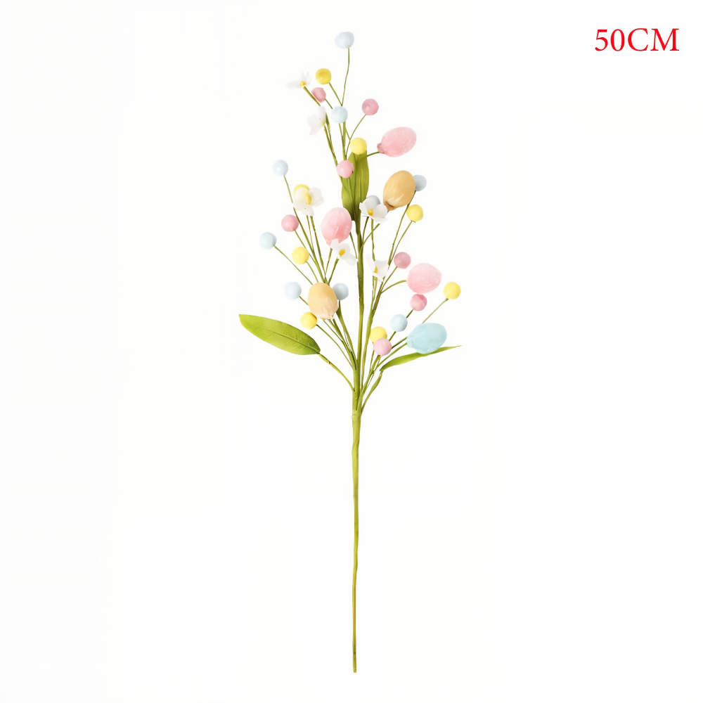 Floret Pastell Osterei Rebe - 50cm Biegsame Faux Floralen Zweig für Osterdeko