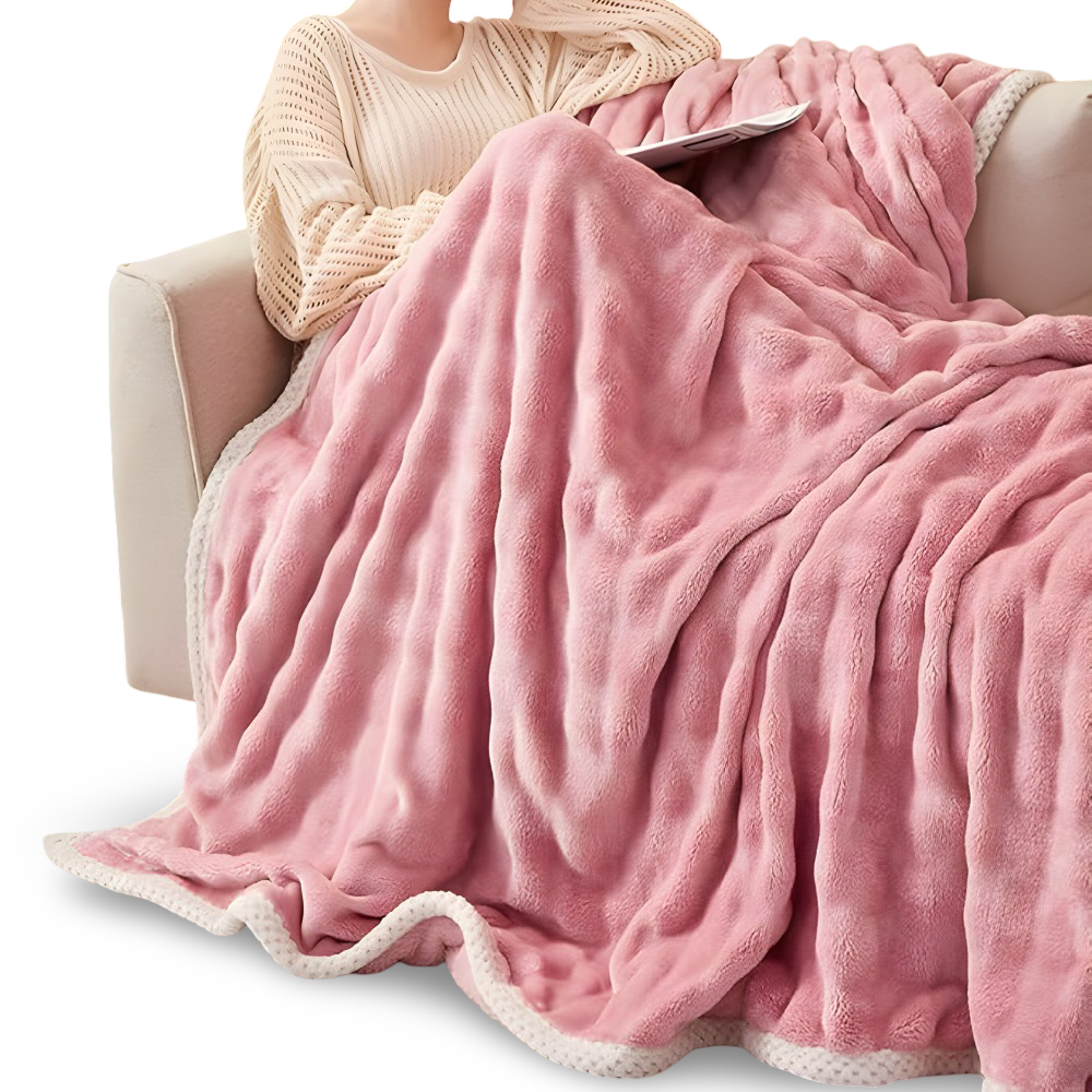Fluffy Plush Winter Kusheldecke - Ultra-weicher, Gemütlicher Komfort für Kalte Nächte