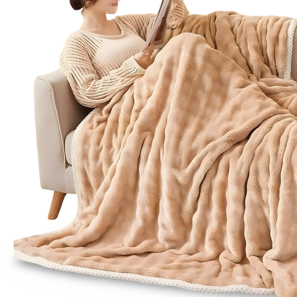 Fluffy Plush Winter Kusheldecke - Ultra-weicher, Gemütlicher Komfort für Kalte Nächte