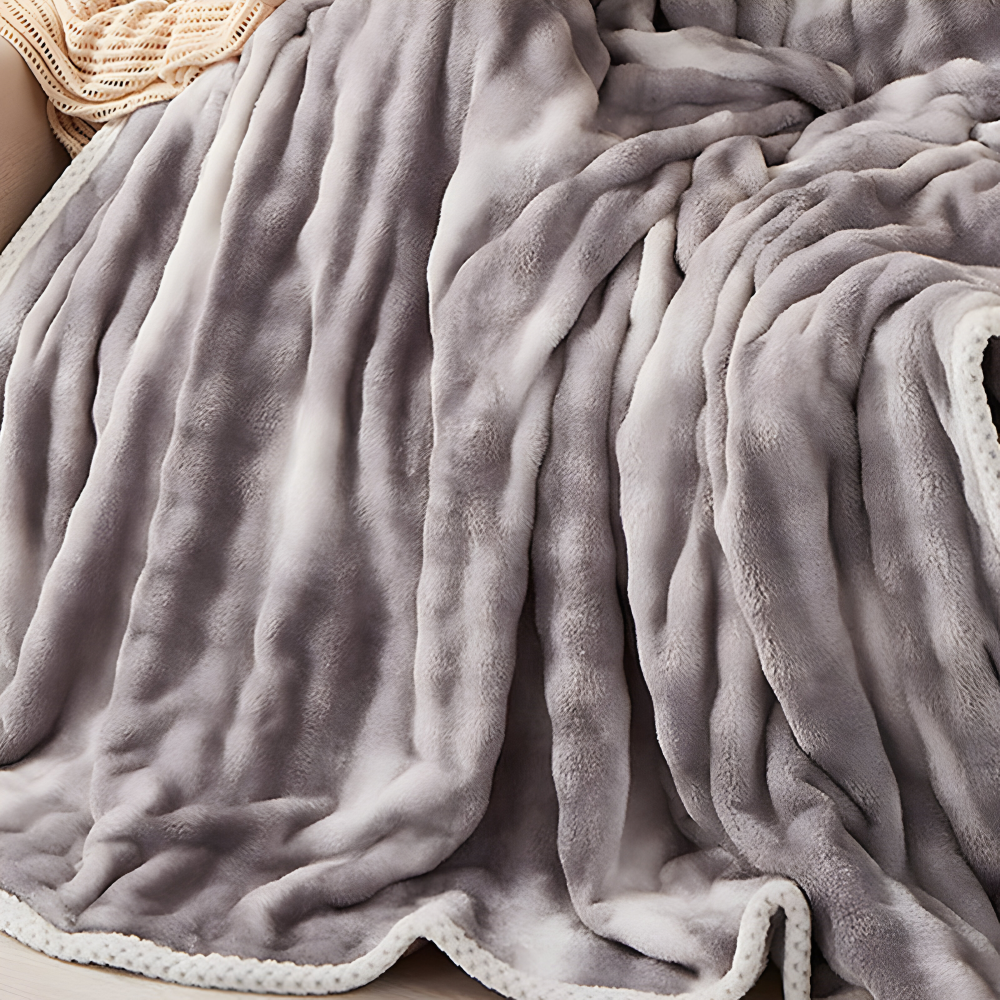 Fluffy Plush Winter Kusheldecke - Ultra-weicher, Gemütlicher Komfort für Kalte Nächte