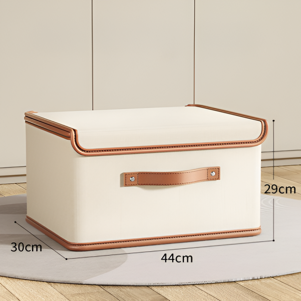 Faltbare Aufbewahrungsbox mit Deckel & Stahlrahmen – Kleiderschrank Organizer