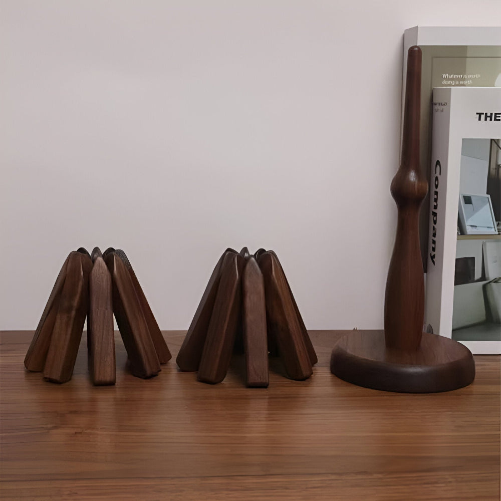 Faltbare Walnuss Tischunterlage - Elegante und Nachhaltige Matte für Ihr Zuhause