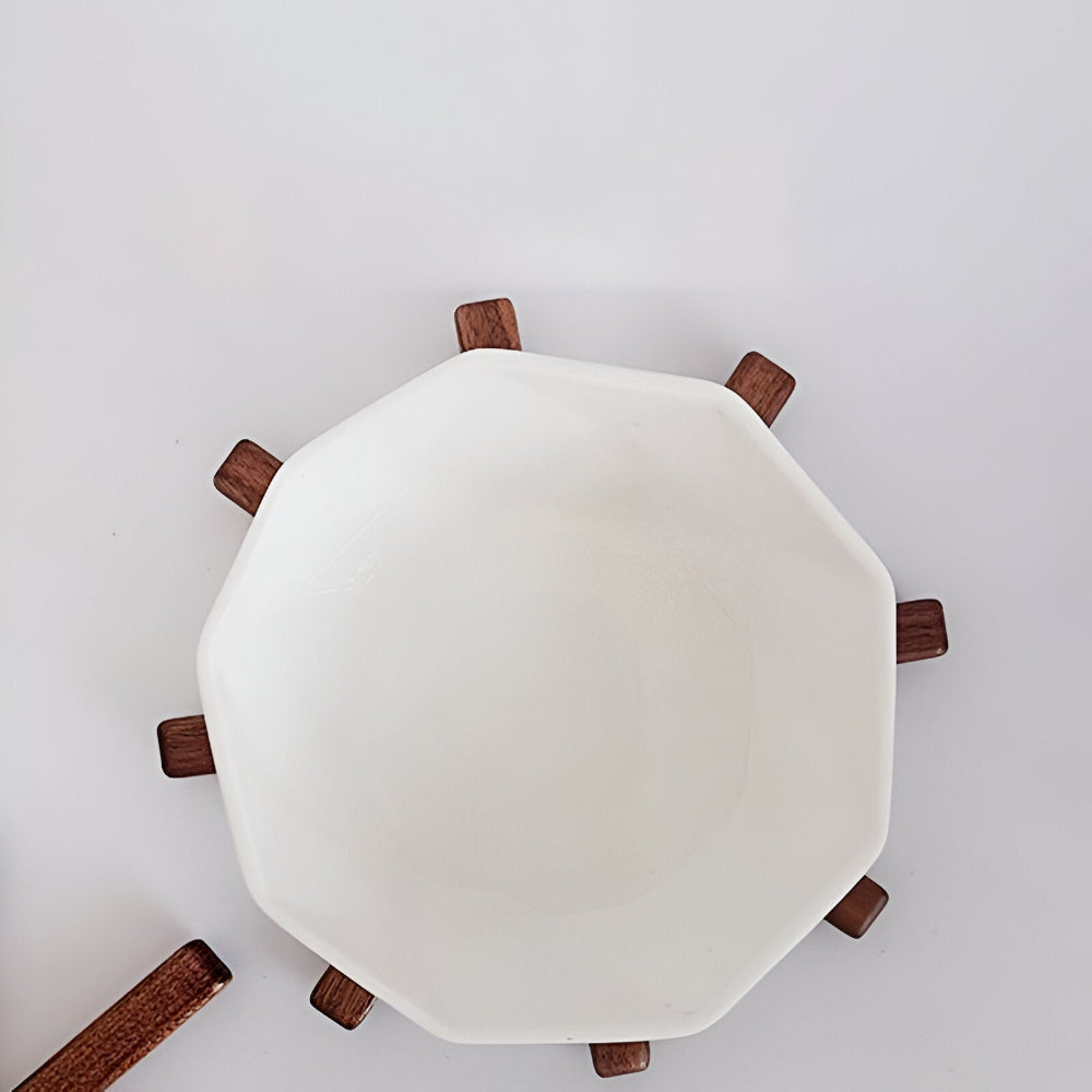 Faltbare Walnuss Tischunterlage - Elegante und Nachhaltige Matte für Ihr Zuhause