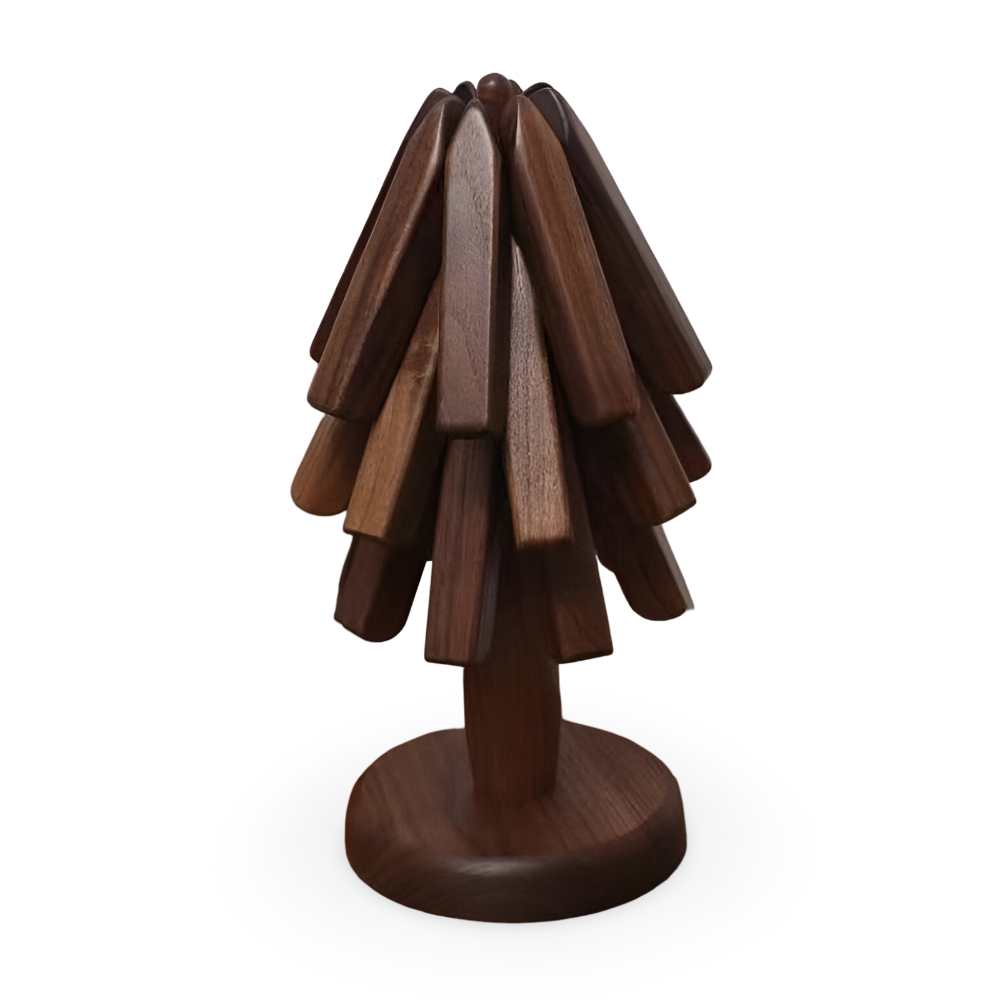 Faltbare Walnuss Tischunterlage - Elegante und Nachhaltige Matte für Ihr Zuhause