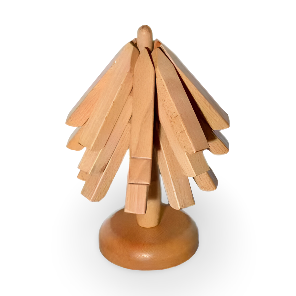 Faltbare Walnuss Tischunterlage - Elegante und Nachhaltige Matte für Ihr Zuhause