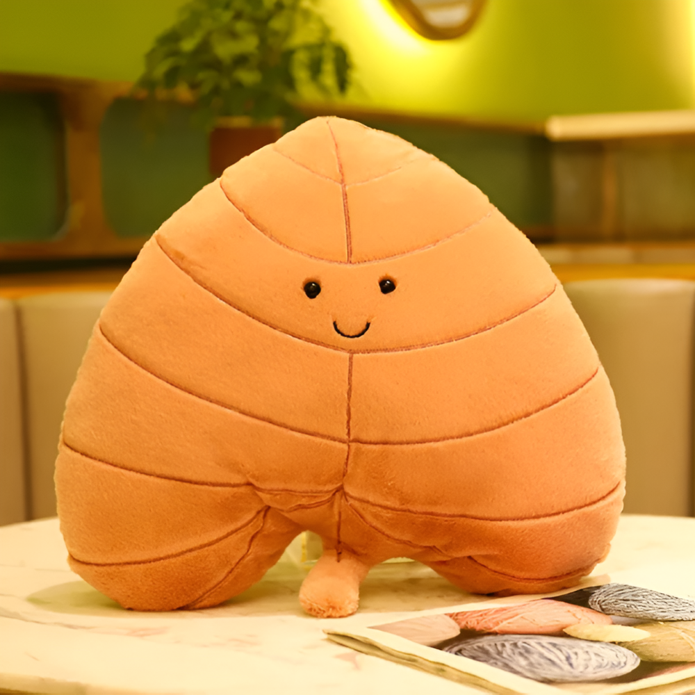 Folium Plüsch - Weich Gefüllte Blatt Deko Kissen