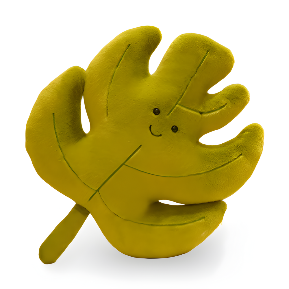 Folium Plüsch - Weich Gefüllte Blatt Deko Kissen