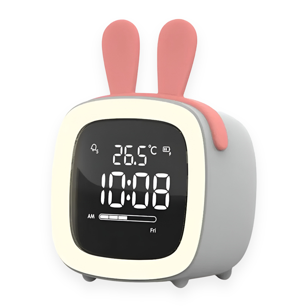 Fun Bunny Wecker - Niedliches Cartoon Hasen Design für Kinder