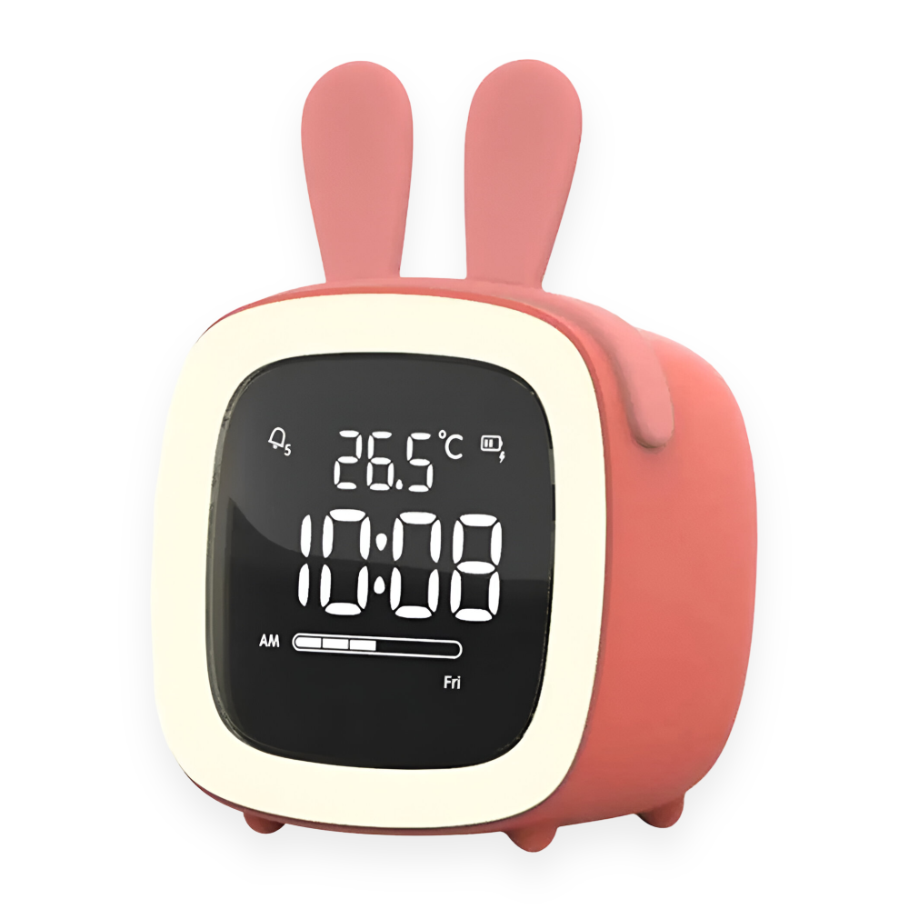 Fun Bunny Wecker - Niedliches Cartoon Hasen Design für Kinder