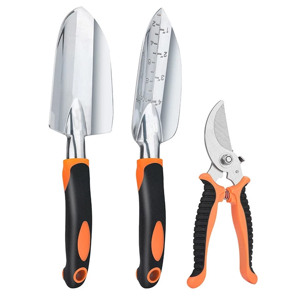 Gartenwerkzeug Set 8-teilig – Alu Handwerkzeug mit Tasche, Handschuhen & Sprühflasche für Gartenarbeit