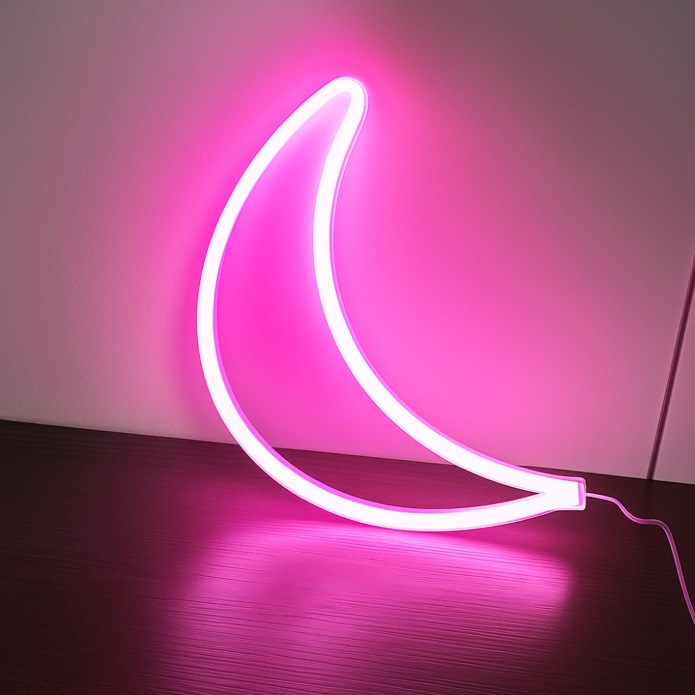 Geom Neon Leuchten - Bezaubernde LED Leuchtschilder für Festliche Heimdekoration