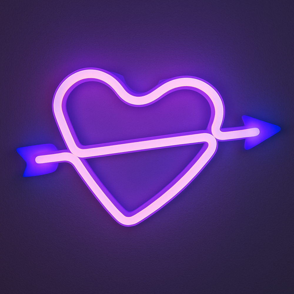 Geom Neon Leuchten - Bezaubernde LED Leuchtschilder für Festliche Heimdekoration
