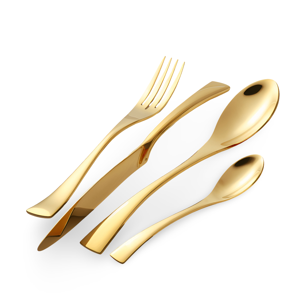 GlamourWare Edelstahl-Besteck-Set - 5/20-teiliges Set Geschirr- Besteck-Set