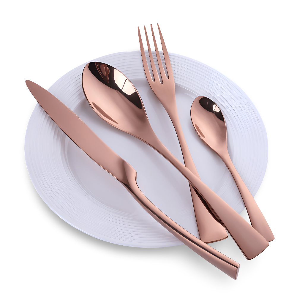 GlamourWare Edelstahl-Besteck-Set - 5/20-teiliges Set Geschirr- Besteck-Set