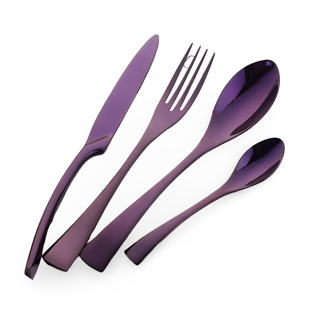 GlamourWare Edelstahl-Besteck-Set - 5/20-teiliges Set Geschirr- Besteck-Set