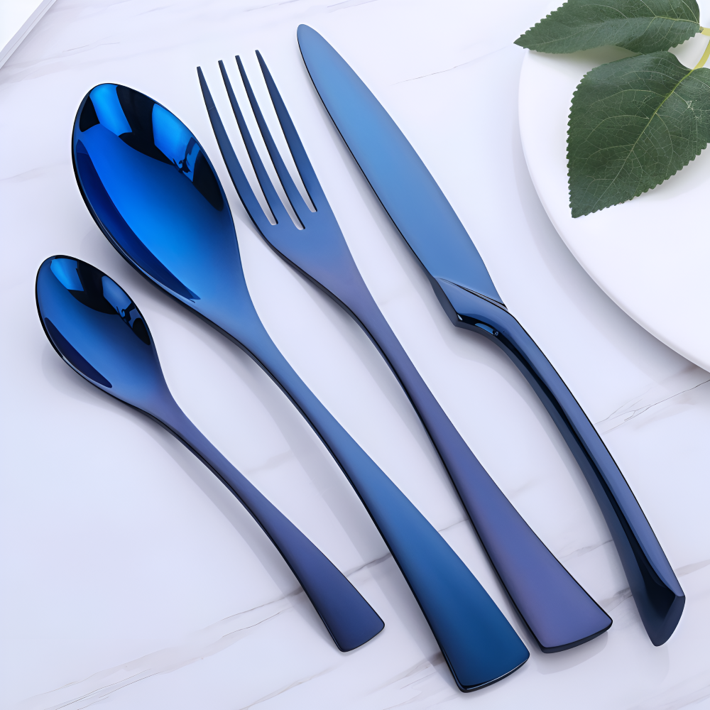GlamourWare Edelstahl-Besteck-Set - 5/20-teiliges Set Geschirr- Besteck-Set