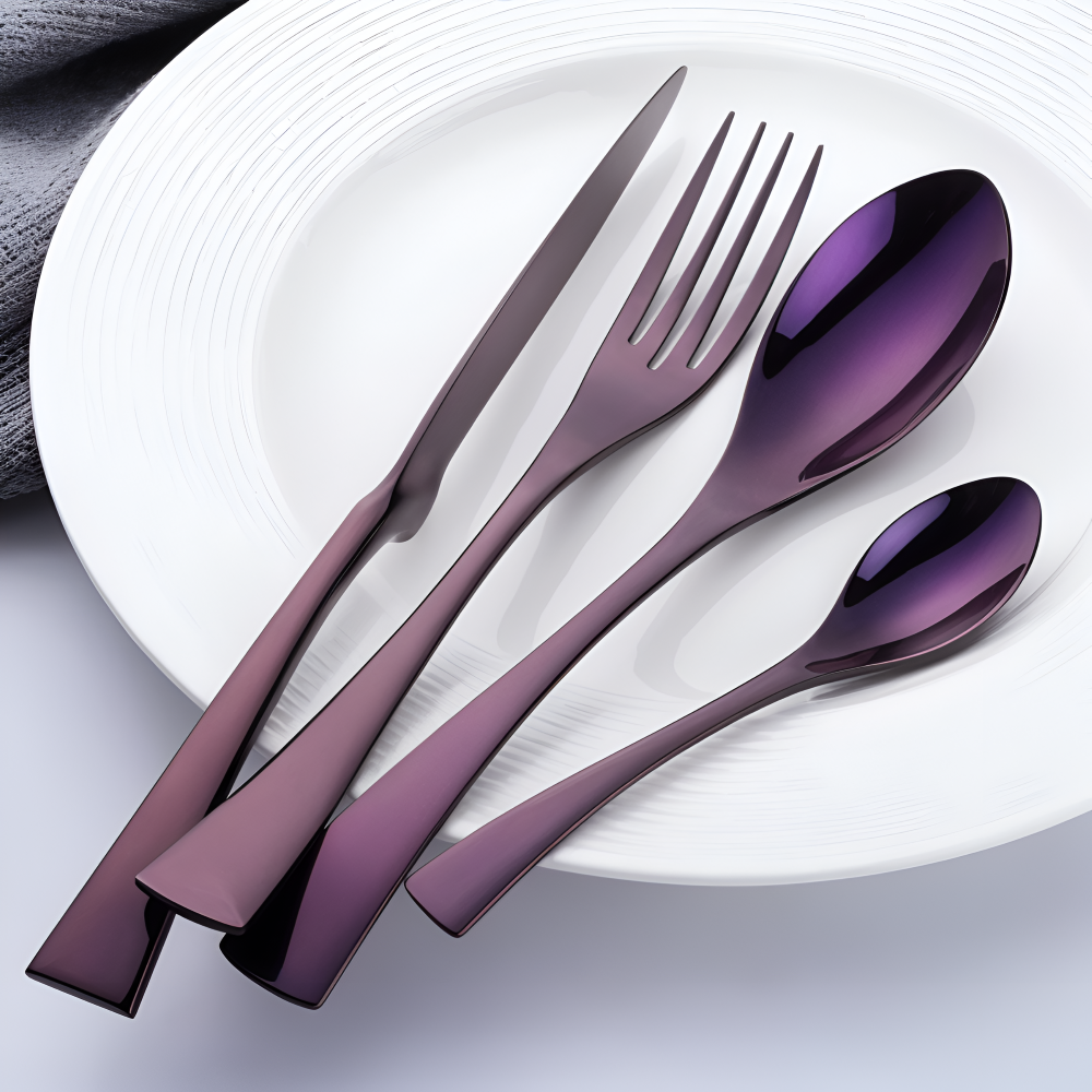 GlamourWare Edelstahl-Besteck-Set - 5/20-teiliges Set Geschirr- Besteck-Set