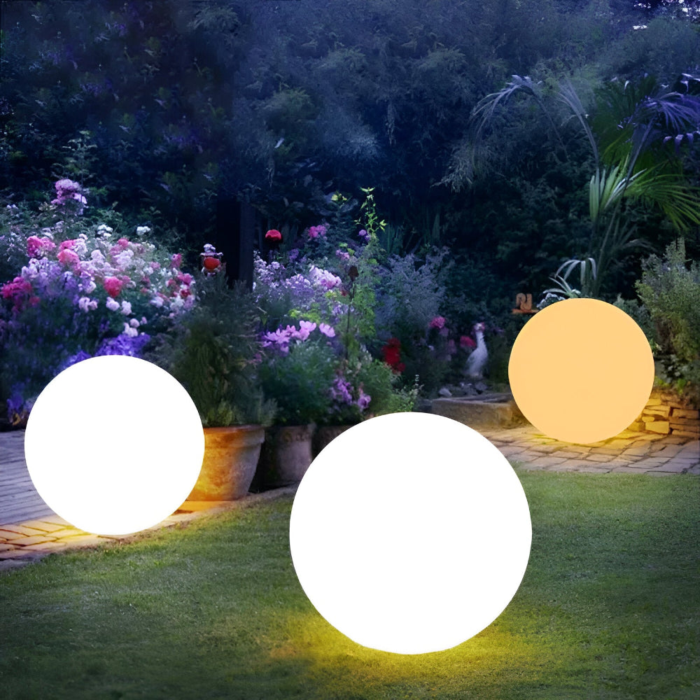 LED Gartenkugeln mit 16 Farben – Wasserdichte IP65 Deko-Leuchten für Außenbereich