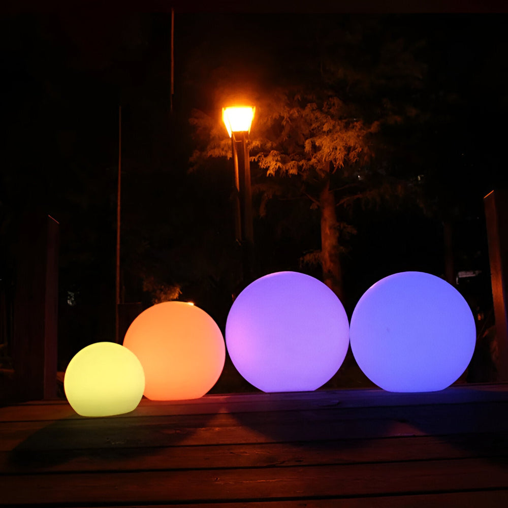 LED Gartenkugeln mit 16 Farben – Wasserdichte IP65 Deko-Leuchten für Außenbereich
