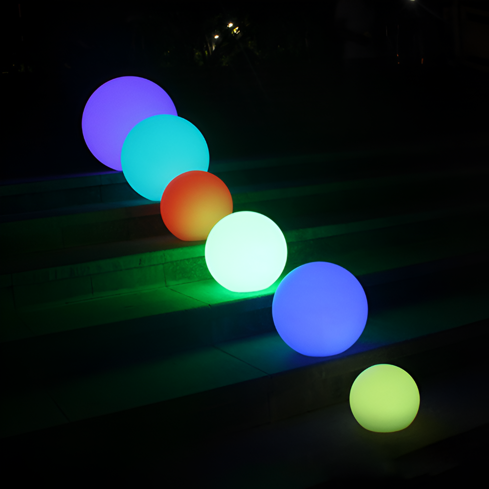LED Gartenkugeln mit 16 Farben – Wasserdichte IP65 Deko-Leuchten für Außenbereich
