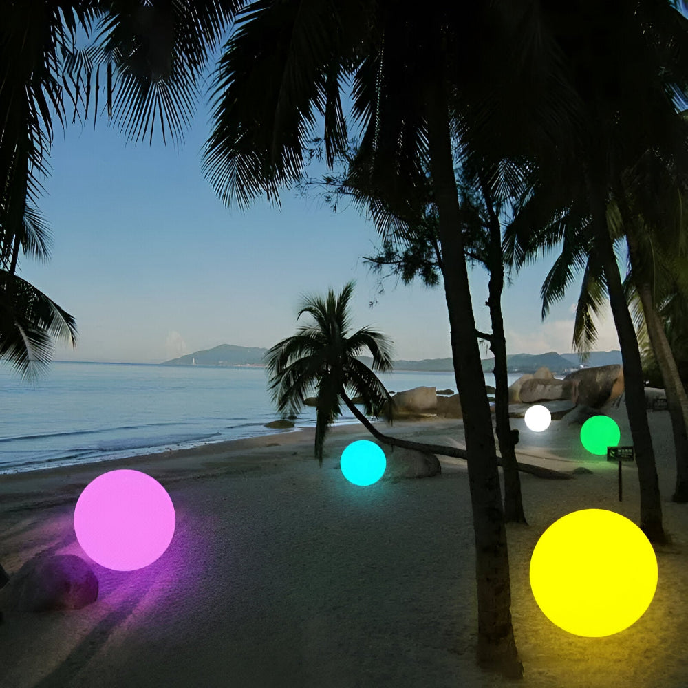 LED Gartenkugeln mit 16 Farben – Wasserdichte IP65 Deko-Leuchten für Außenbereich