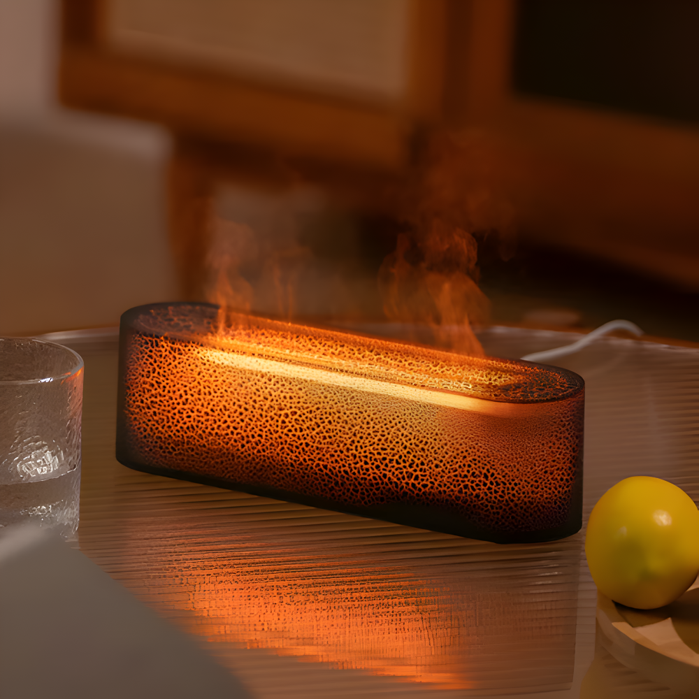 GloMist Humidifier - 7 Farben wechselndes LED Licht & USB Betriebener Aroma Diffusor