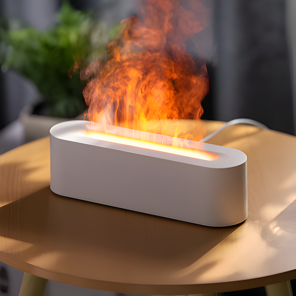 GloMist Humidifier - 7 Farben wechselndes LED Licht & USB Betriebener Aroma Diffusor