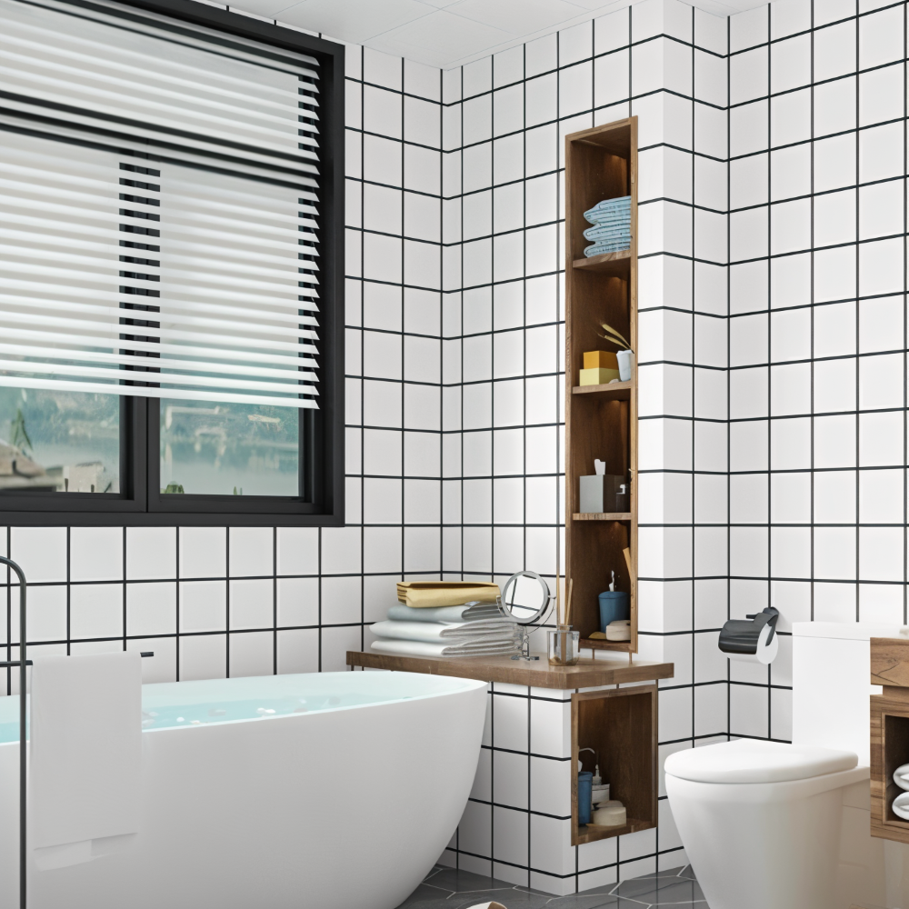 GlossyLux Wandpaneele - Wasserfest, Selbstklebende PVC-Panels zur Wandmontage