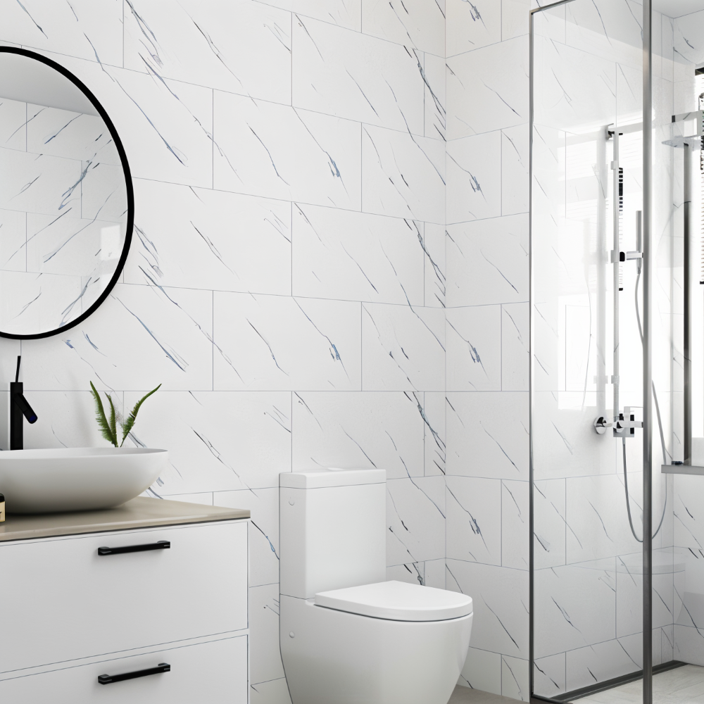 GlossyLux Wandpaneele - Wasserfest, Selbstklebende PVC-Panels zur Wandmontage