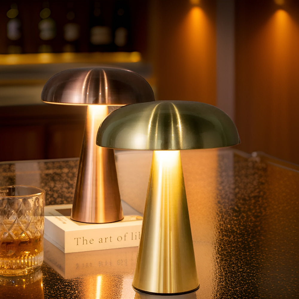 GlowMate Lampe - Mushroom Wiederaufladbare LED Schreibtischlampe