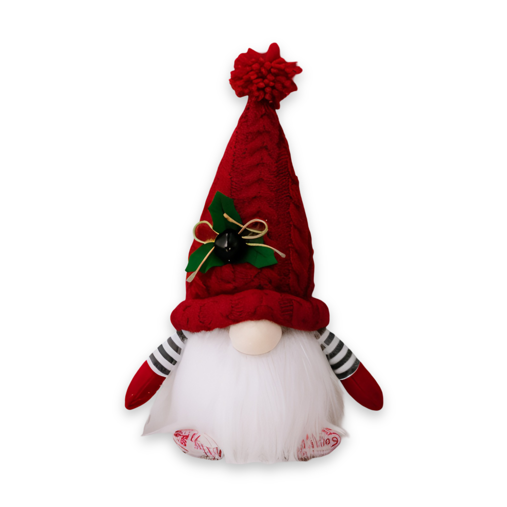 Gnom Dazz - Charmanter 30cm LED Elf mit Paillettenhut