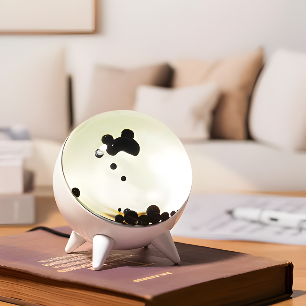 GrooveFlex Ferrofluid - Kabelloser Sound Visualisierer Ferrofluid Speaker