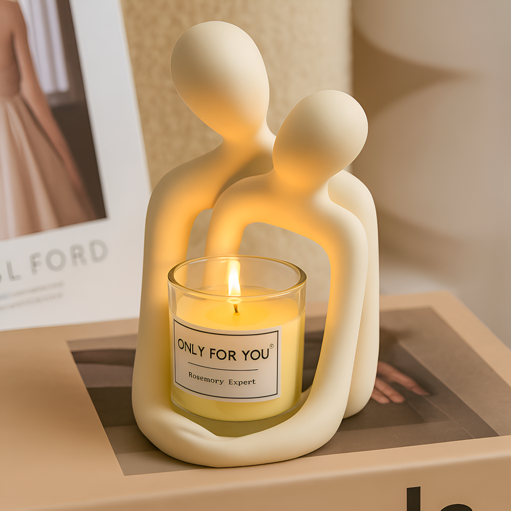 Handgefertigte Hübsche Paar Figuren - Elegante Deko Figuren für Ihr Zuhause