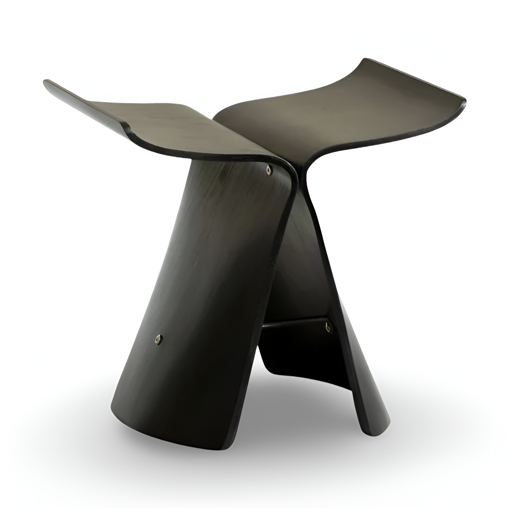 Handgefertigte Hocker – Elegante, von Zen inspirierte Hocker aus Holzl für Zuhause und Garten