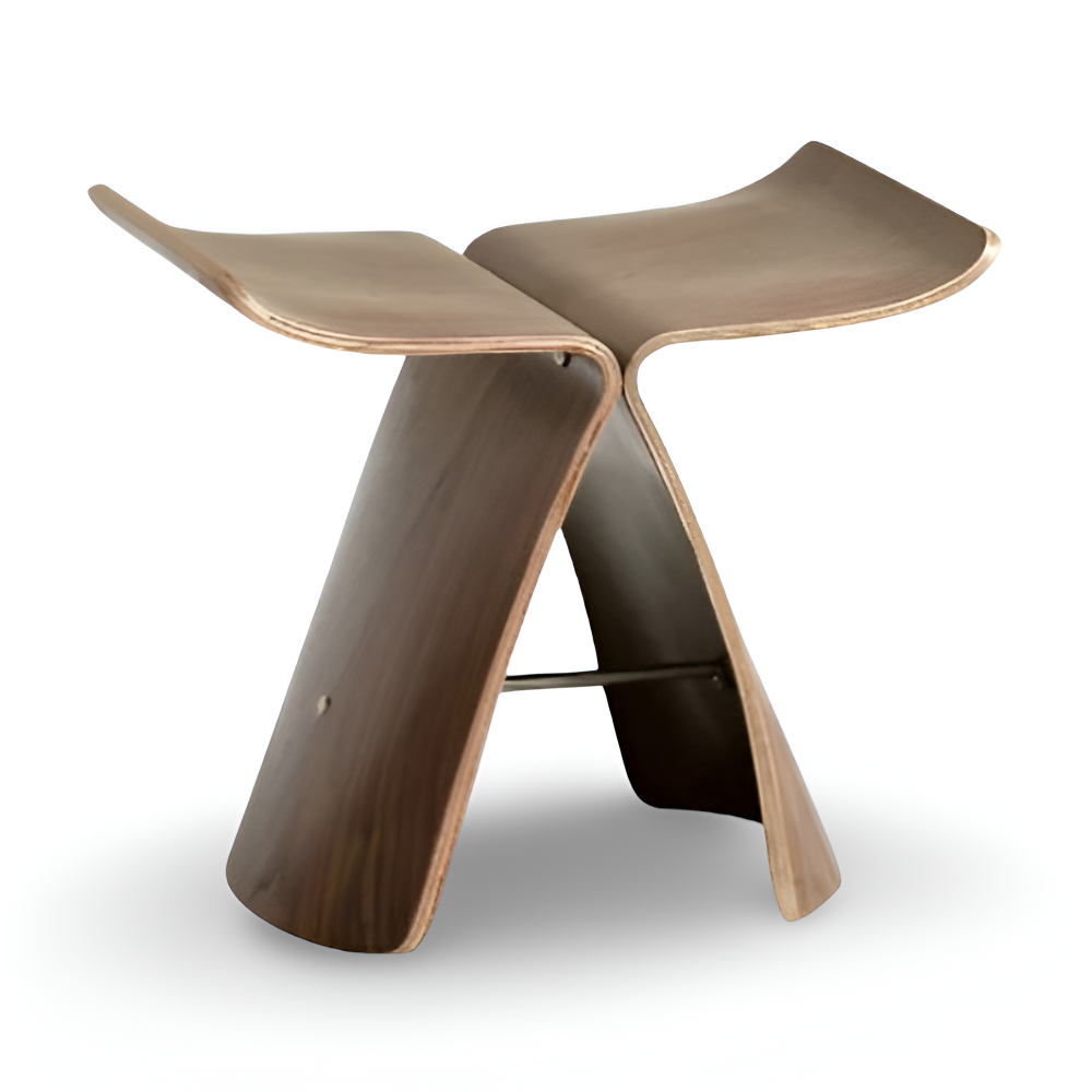 Handgefertigte Hocker – Elegante, von Zen inspirierte Hocker aus Holzl für Zuhause und Garten