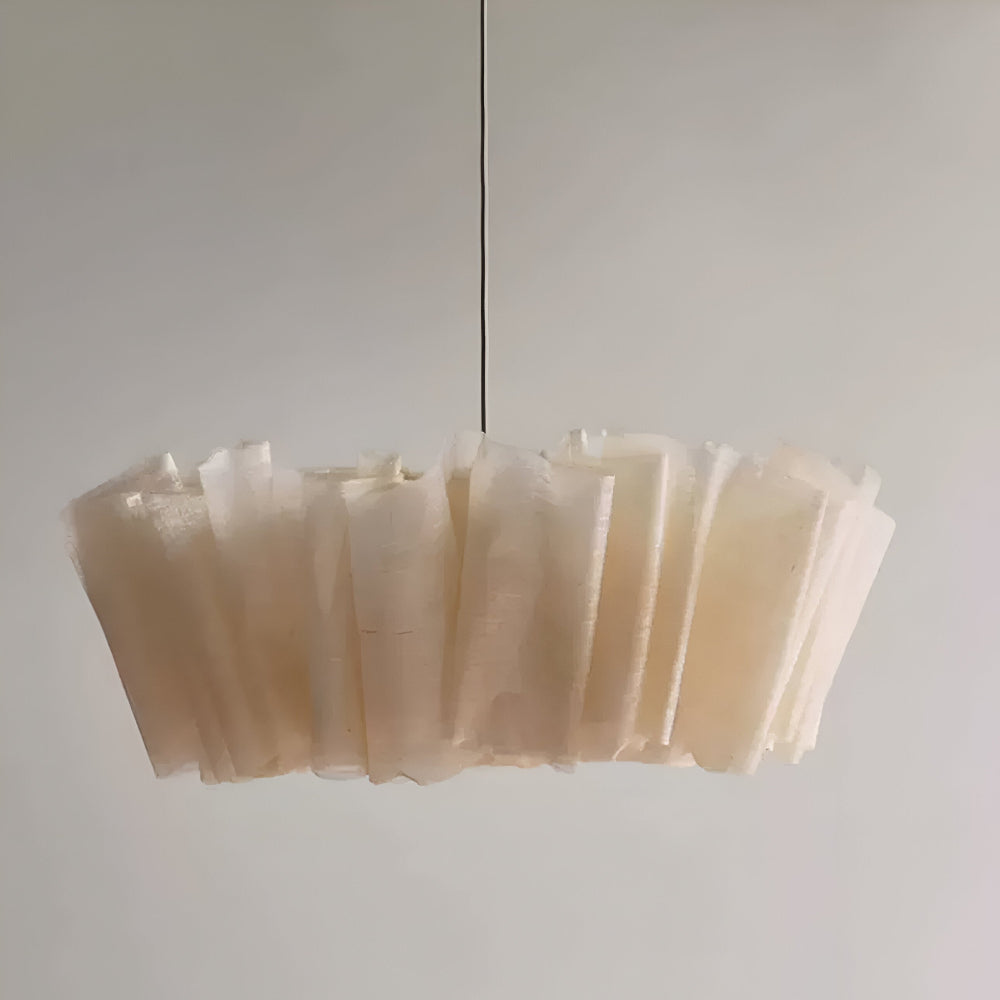 Handgefertigter Minimalistischer Pendelleuchten - Elegante Hängelampe mit Stoffschirm