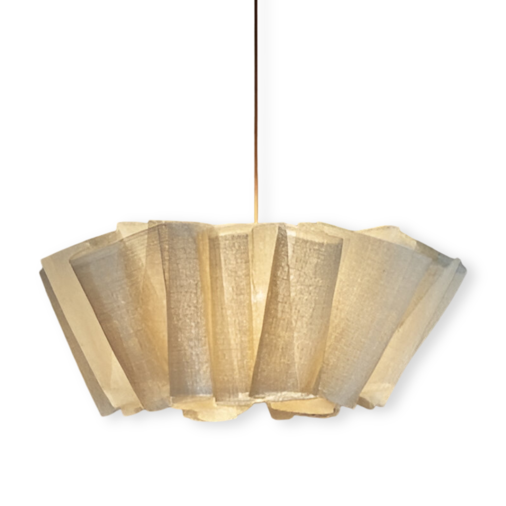 Handgefertigter Minimalistischer Pendelleuchten - Elegante Hängelampe mit Stoffschirm