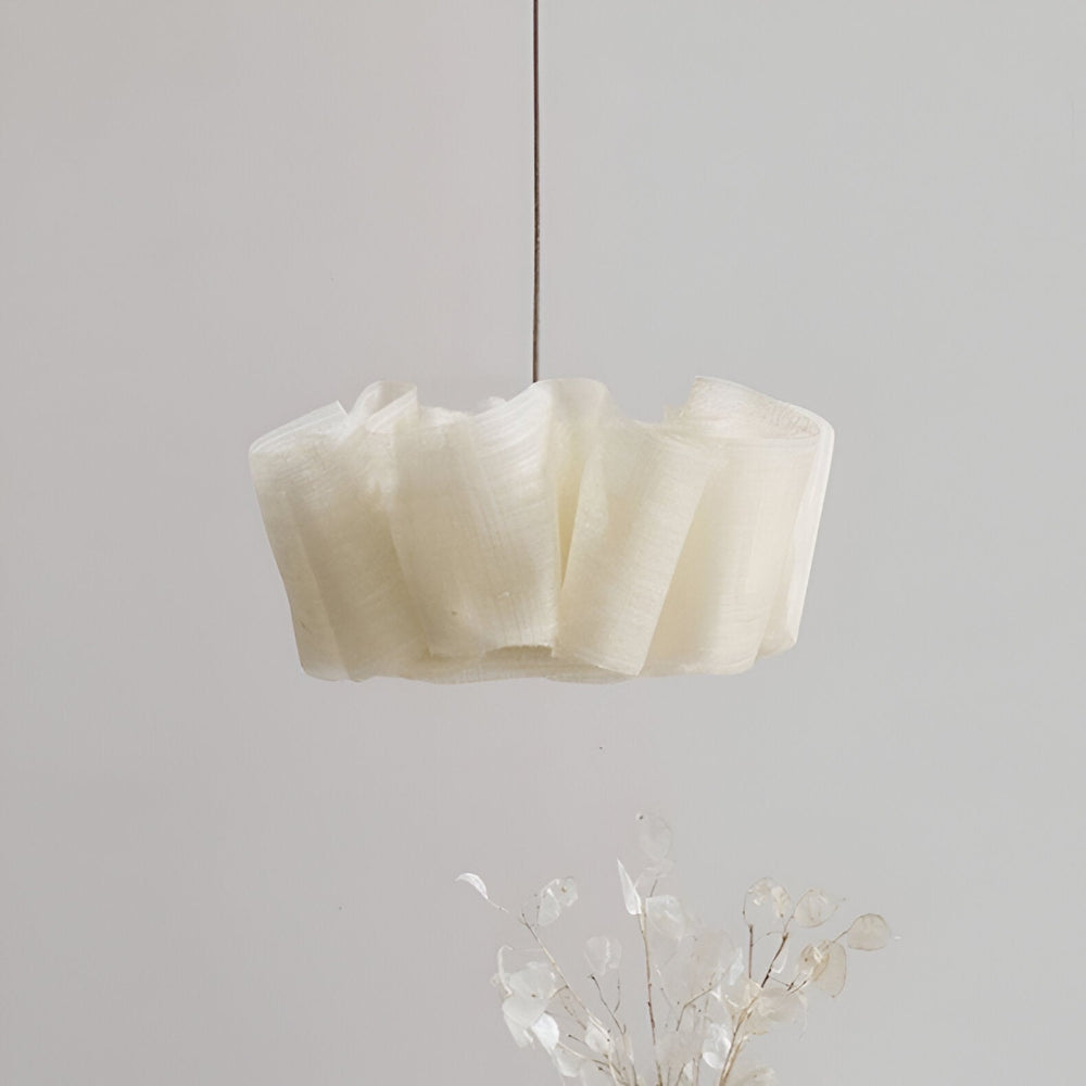 Handgefertigter Minimalistischer Pendelleuchten - Elegante Hängelampe mit Stoffschirm