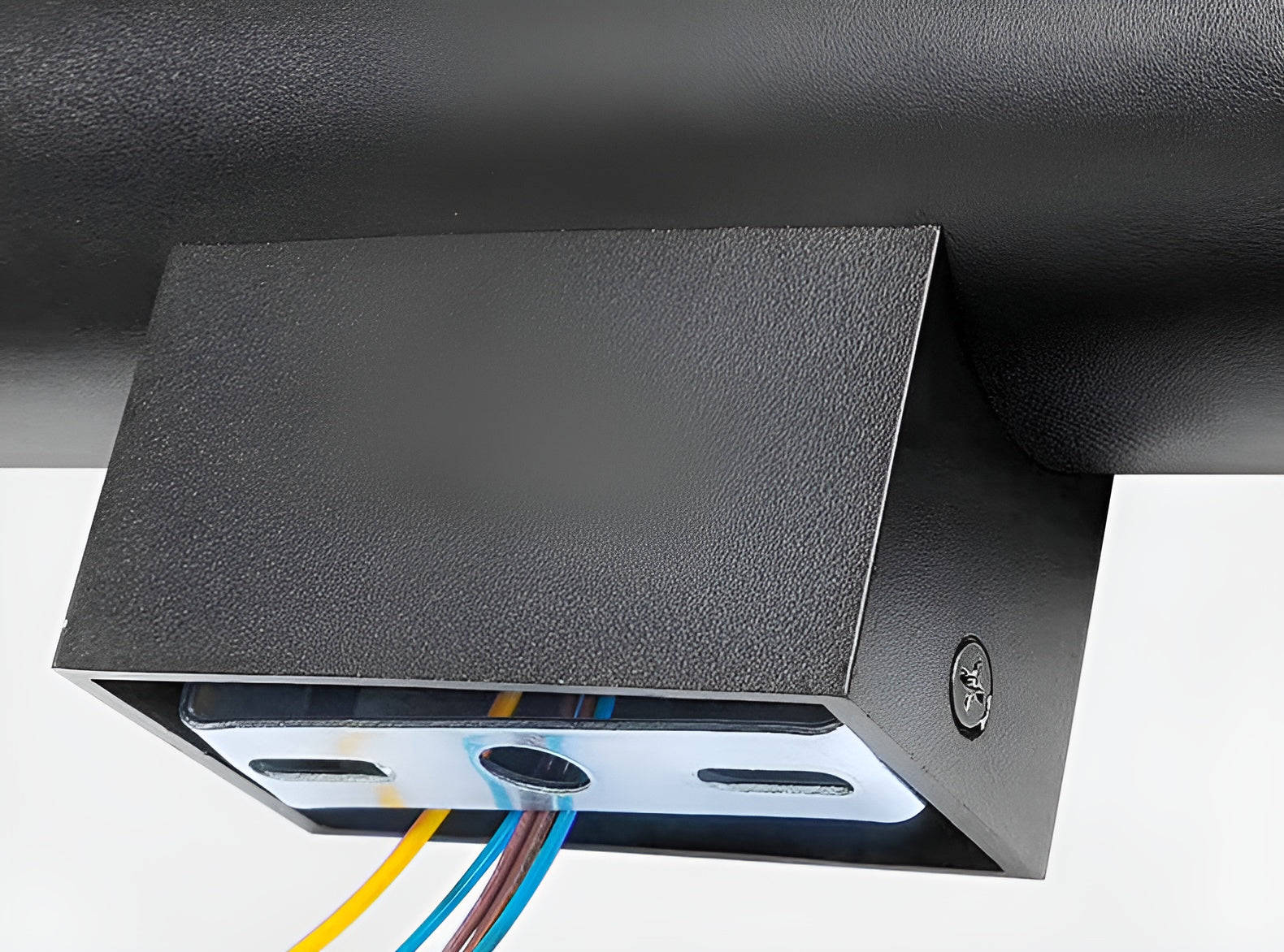 Doppelkopf Wandleuchte - Gold Wandleuchter- Zylinder Wandleuchte