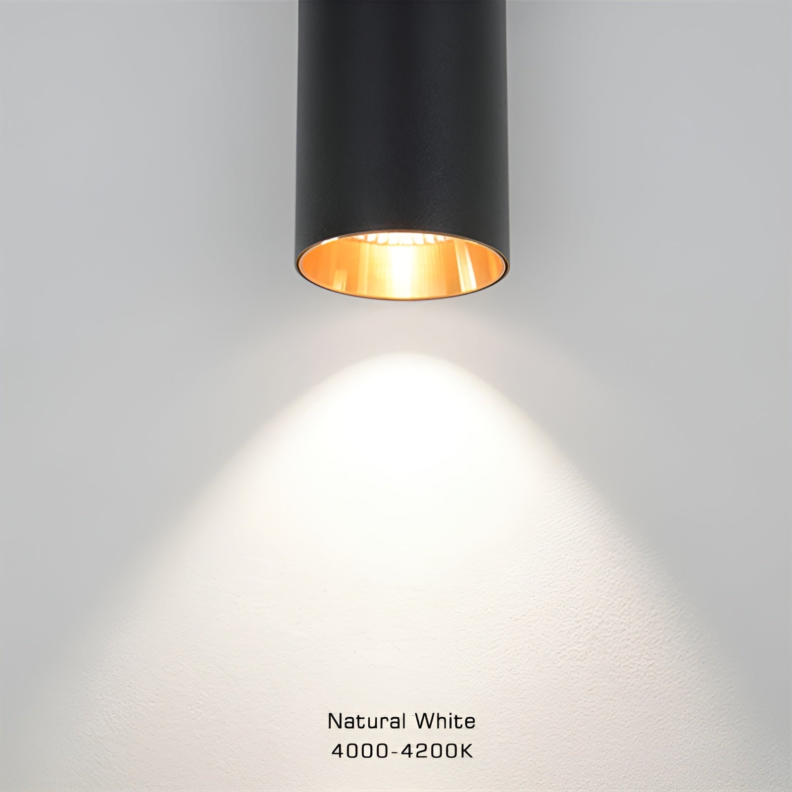 Doppelkopf Wandleuchte - Gold Wandleuchter- Zylinder Wandleuchte