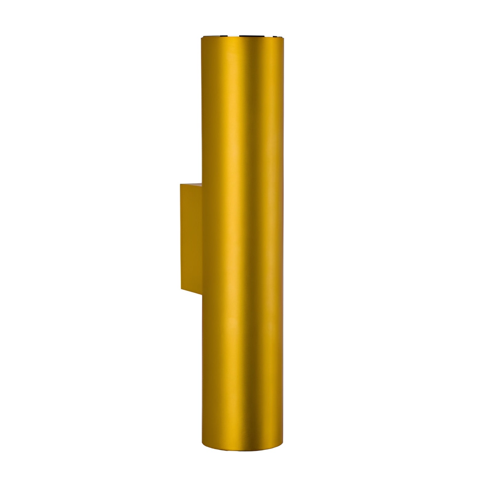 Doppelkopf Wandleuchte - Gold Wandleuchter- Zylinder Wandleuchte