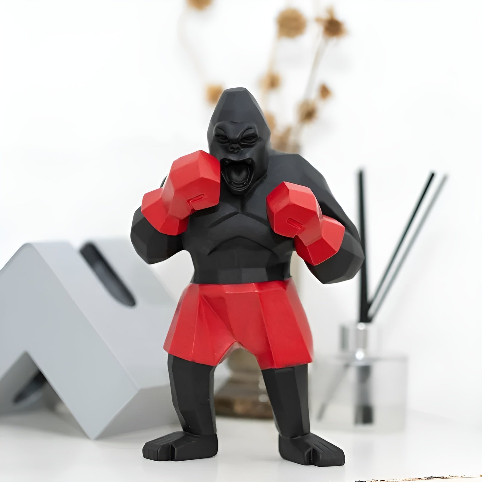 ApePunch Statue- Boxen Geist Gorilla Harz Dekoration