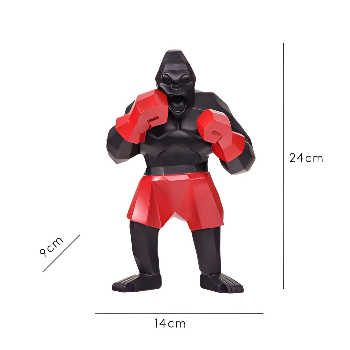 ApePunch Statue- Boxen Geist Gorilla Harz Dekoration