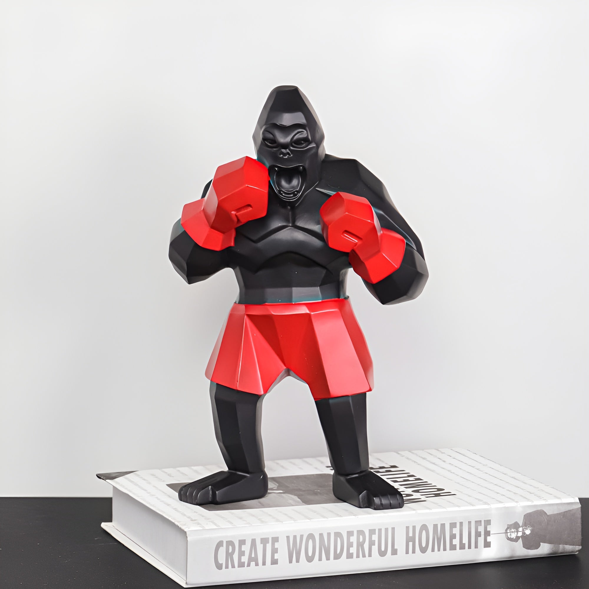 ApePunch Statue- Boxen Geist Gorilla Harz Dekoration