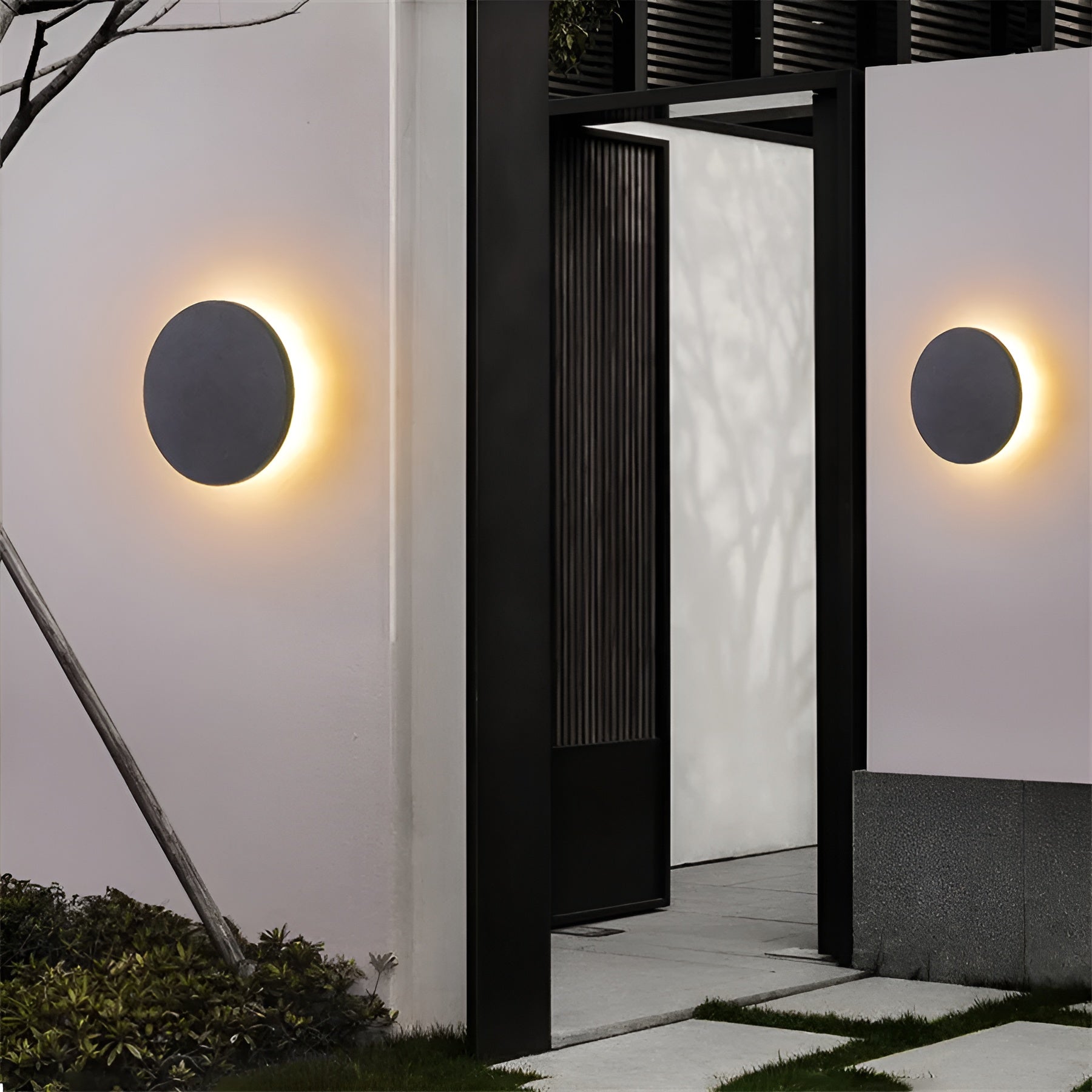 AquaGlow - Elegante IP55 wasserdichte LED-Wandleuchte aus Aluminium