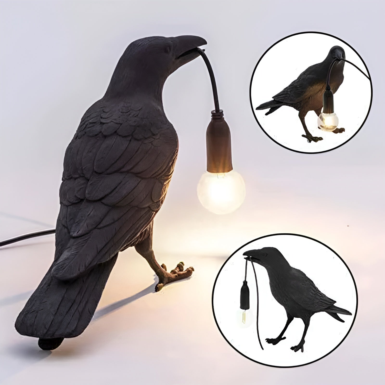 Avian Glow - E12 Lampe- LED Lucky Bird Tischlampe für stilvolles Ambiente